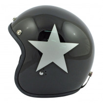 Přilba BANDIT Jet black/silver